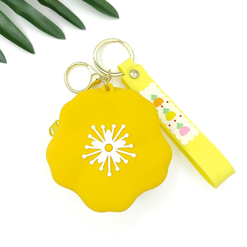Silicone Sakura Coin Purse for Daily Matching with Floral Design - Model: 680043484709 - 图片 6