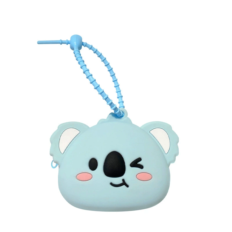 Cute Silicone Bag Charm for Women's Earphone Storage Daily Use - Model: 931192899259 - 图片 5