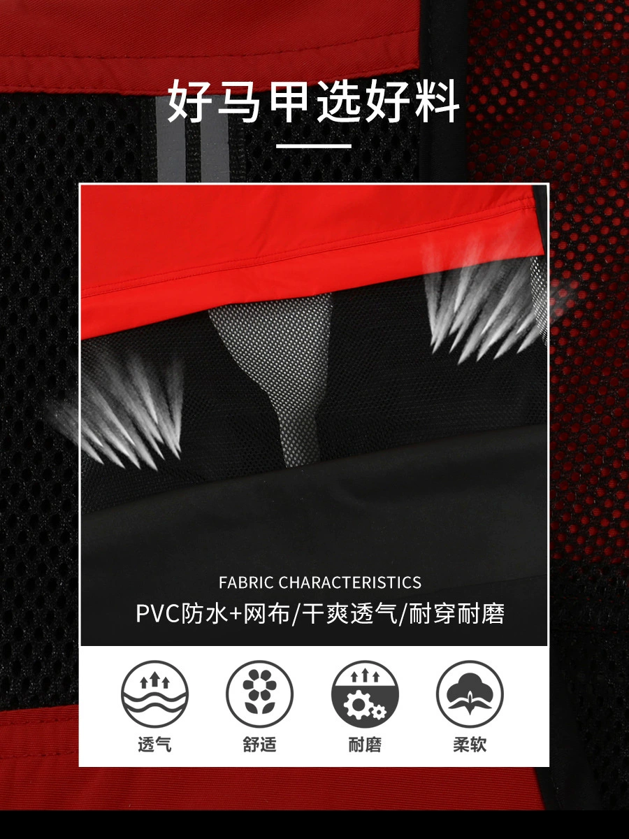 Outdoor Photography Vest for Directors and Reporters, Loose Fit Multi-Pocket - Model: 1021748836620 - 图片 4