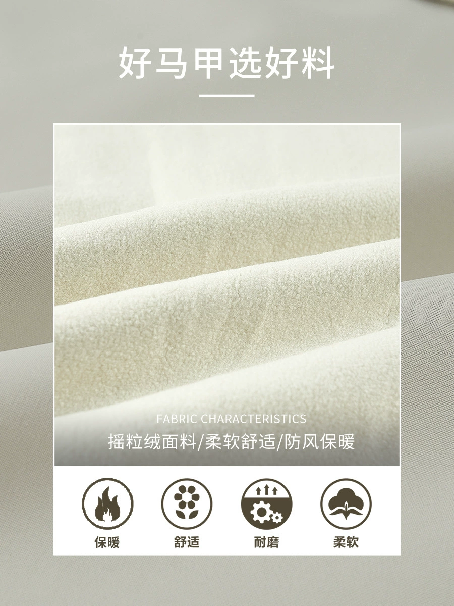 Fleece-Lined Reversible Work Vest for Outdoor Group Activities - Model: 1017633978233 - 图片 3