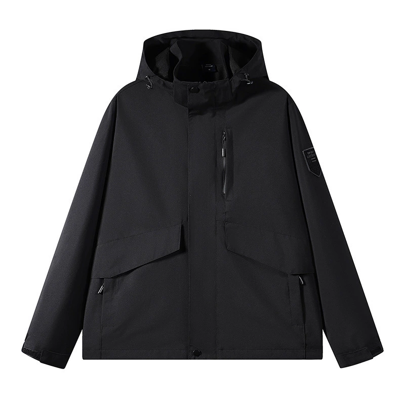 Men's Hooded Windbreaker for Autumn Daily Workwear Outerwear - Model: 967437896705 - 图片 6