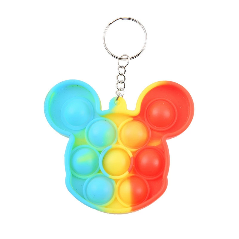 Finger Bubble Decompression Toy Keychain for School Bag Pendant Gift - Model: 995703549796 - 图片 5