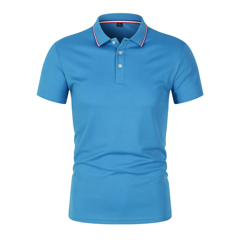 Men's Lapel Polo Shirt for Work Uniform & Daily Summer Wear - Model: 1037141738502 - 图片 8