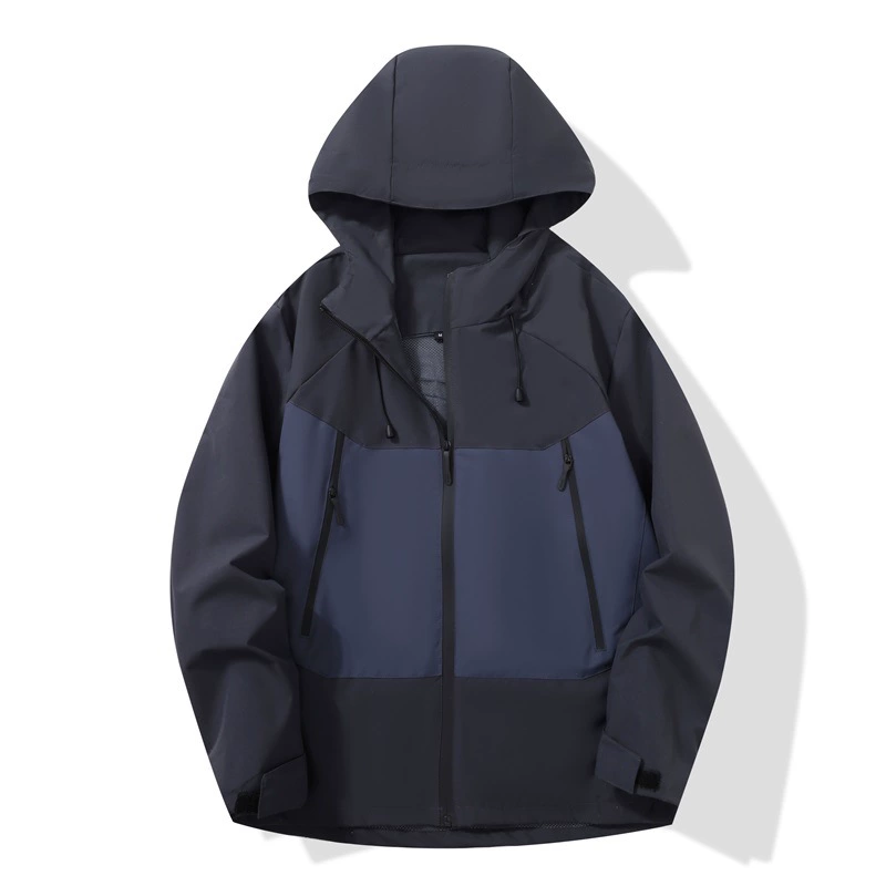 Waterproof Hooded Jacket for Winter Mountaineering Camping Unisex - Model: 1073980584892 - 图片 7