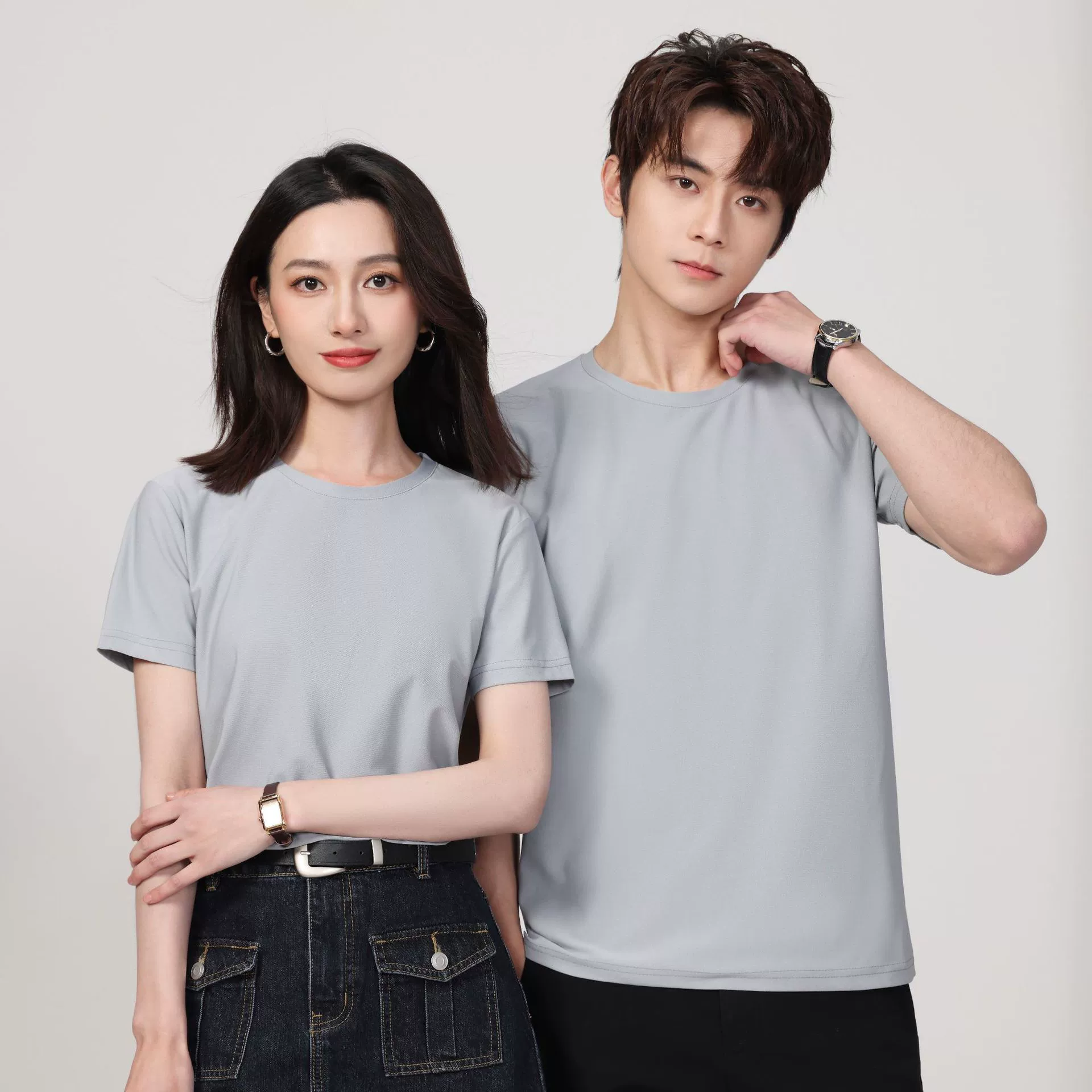 180g Cotton T-Shirt for Daily Wear with Moisture Wicking Breathable Fabric - Model: 1048607015794 - 图片 4