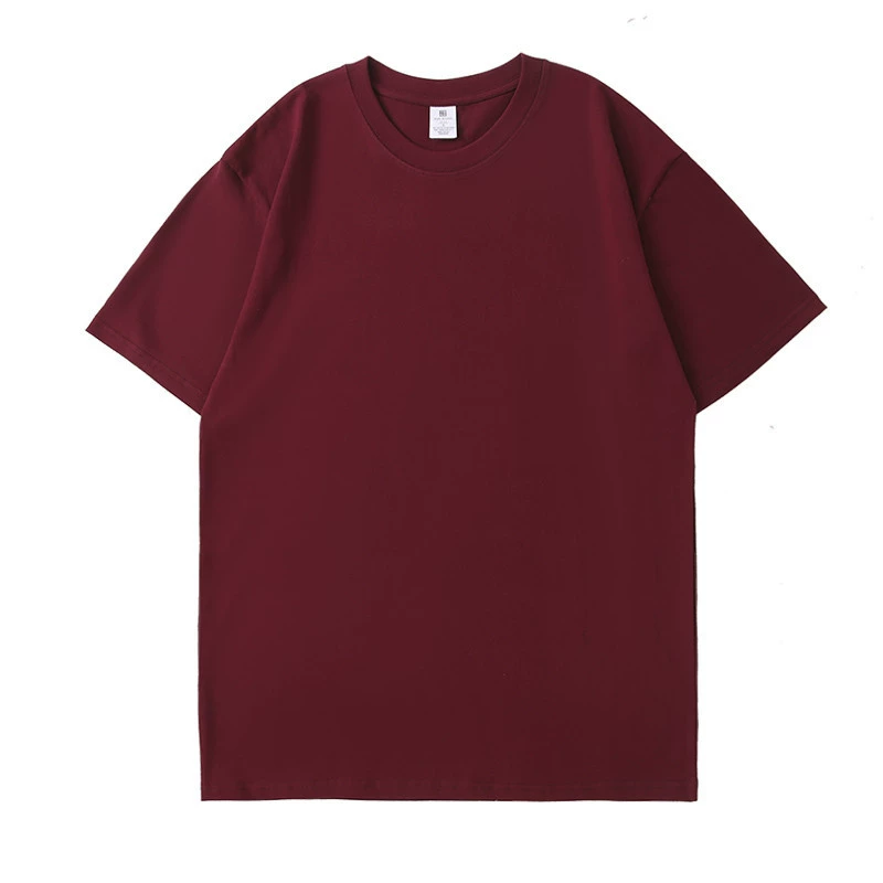 220g Cotton Drop Shoulder Tee for Summer Casual Base Layer - Model: 876294810118 - 图片 8