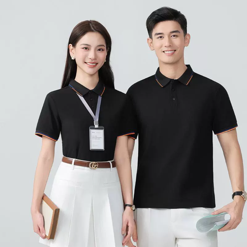 Custom Logo Polo Shirts for Work Uniforms with Antibacterial Fabric - Model: 1055330529415 - 图片 7
