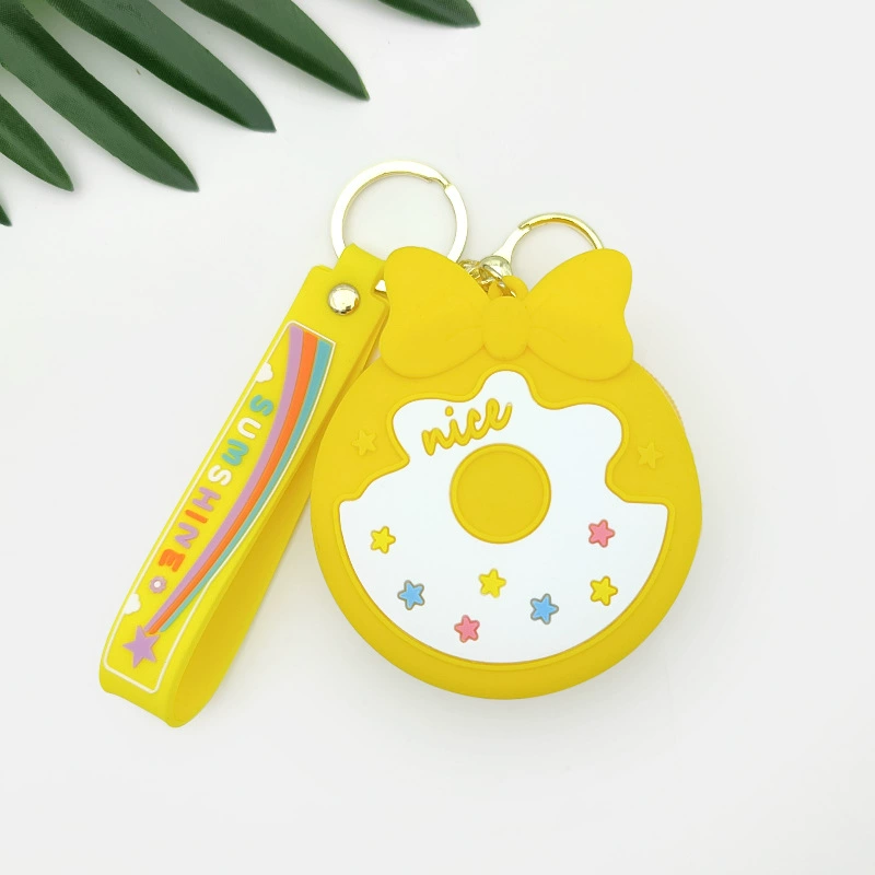 Mini Silicone Earphone Bag for Daily Storage with Cartoon Donut Design - Model: 712092036697 - 图片 7