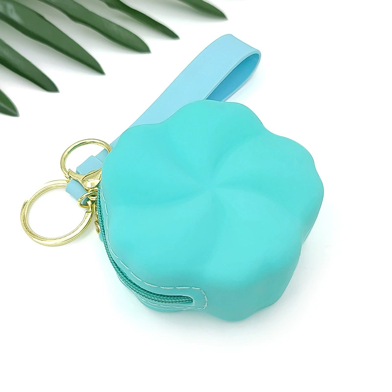 Silicone Sakura Coin Purse for Daily Matching with Floral Design - Model: 680043484709 - 图片 3