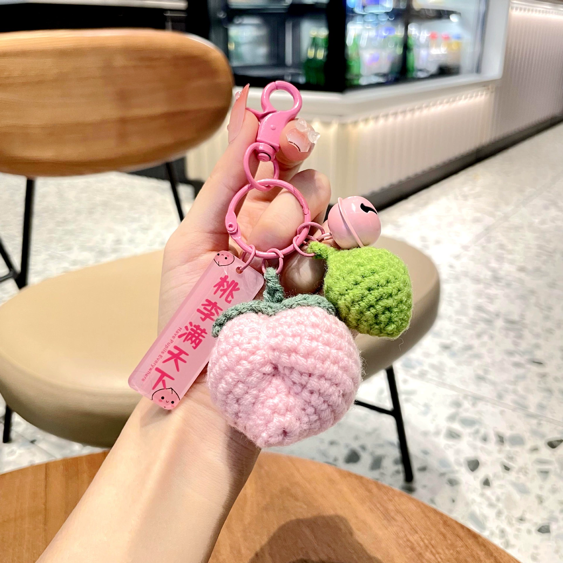 Teacher's Day Gift Keychain for School Opening, Wool Bag Charm - Model: 732597644421 - 图片 7