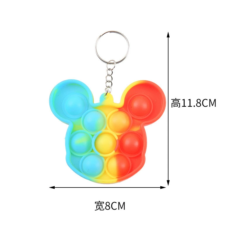 Finger Bubble Decompression Toy Keychain for School Bag Pendant Gift - Model: 995703549796 - 图片 3