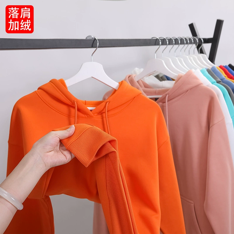 Fleece-lined Hoodie for Custom Logo Workwear Annual Meeting - Model: 577725107622 - 图片 2