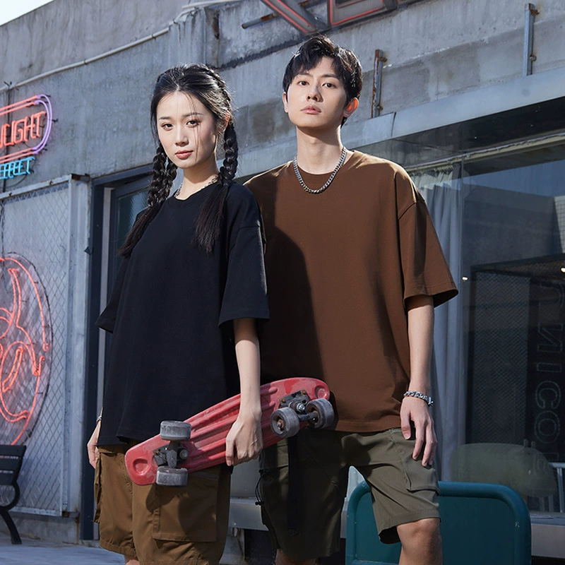 Heavyweight Cotton T-Shirt for Summer Streetwear Casual Wear - Model: 875219144956 - 图片 3