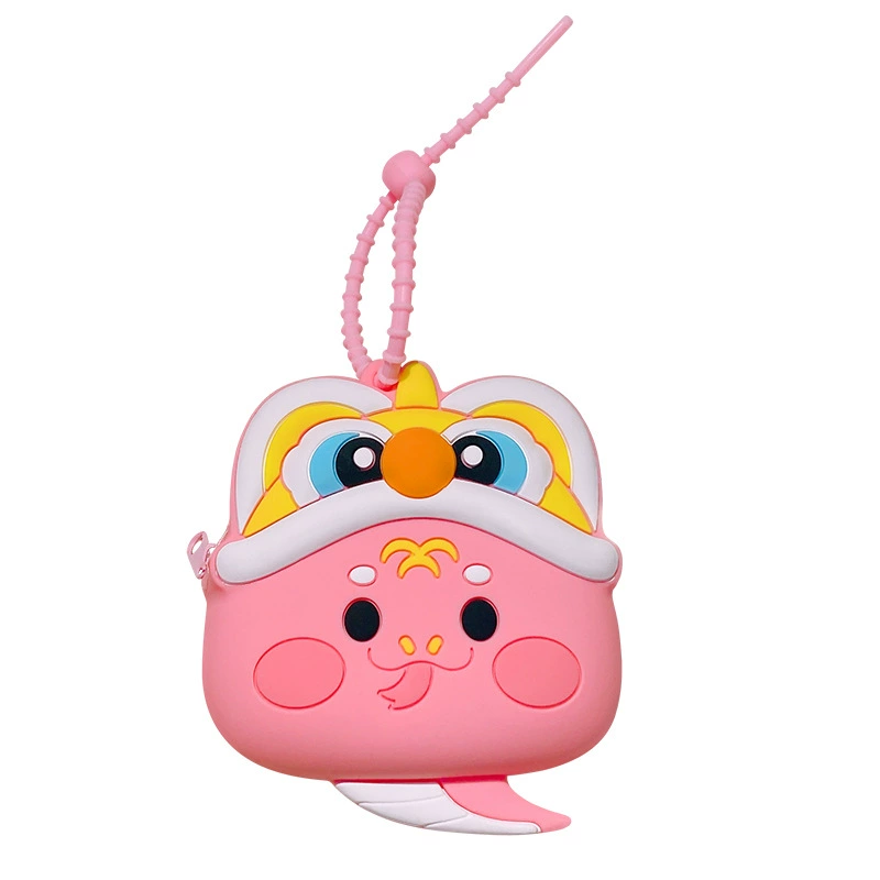 Cute Snake Silicone Wallet Keychain for Daily Matching - Model: 1072997518373 - 图片 5