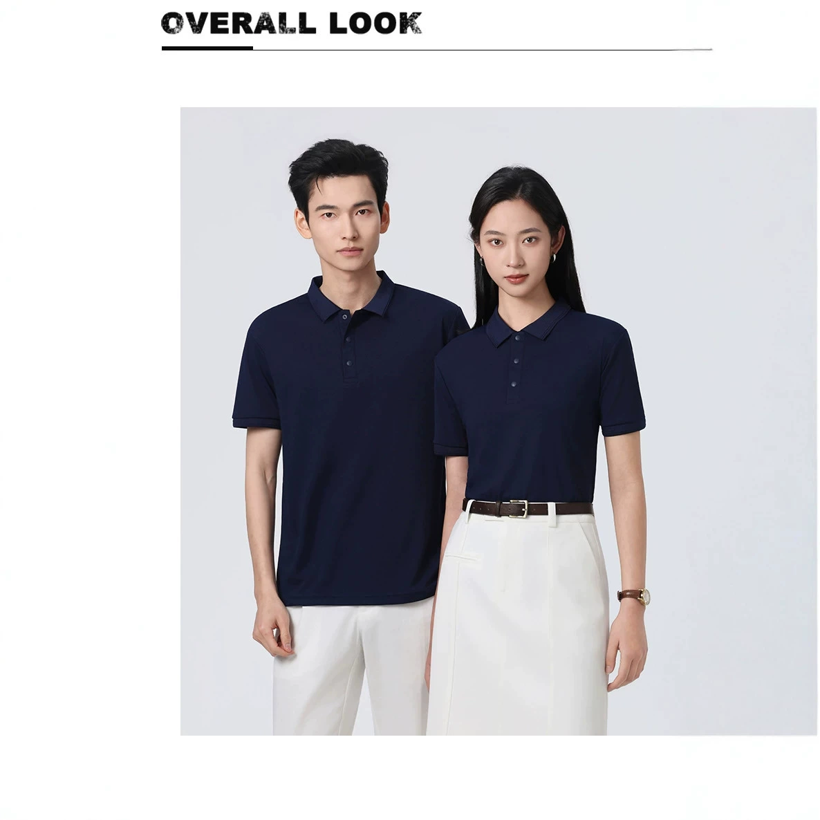 Short Sleeve Polo Shirt for Enterprise Team Workwear with Custom Logo - Model: 1082043620808 - 图片 3