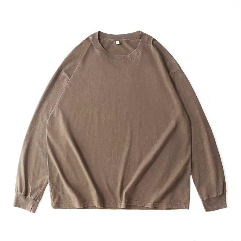 230g Cotton Long Sleeve T-Shirt for Autumn Winter Casual Layering - Model: 848716382270 - 图片 9