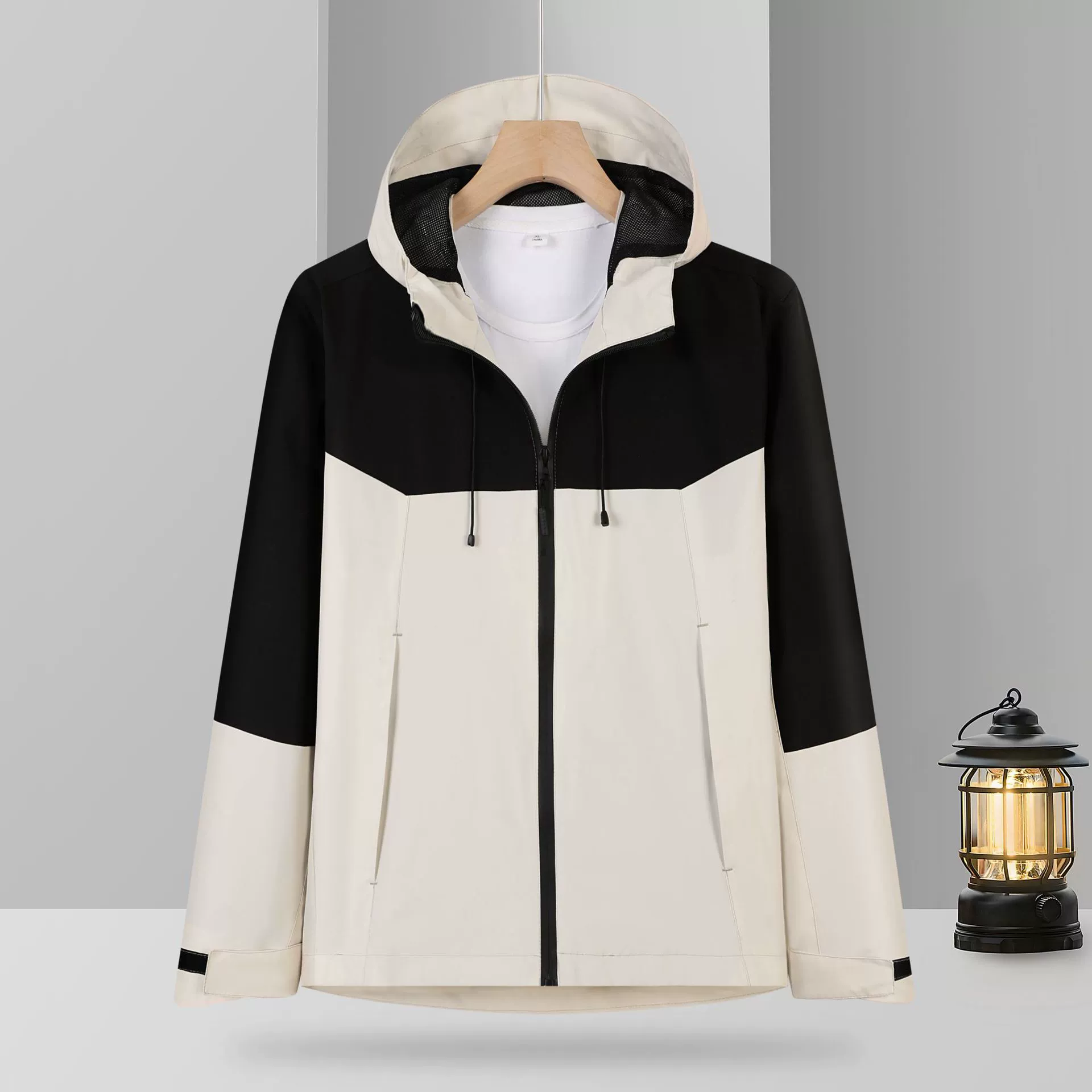Unisex Thin Windproof Jacket for Hiking Mountaineering Camping - Model: 865149135204 - 图片 8