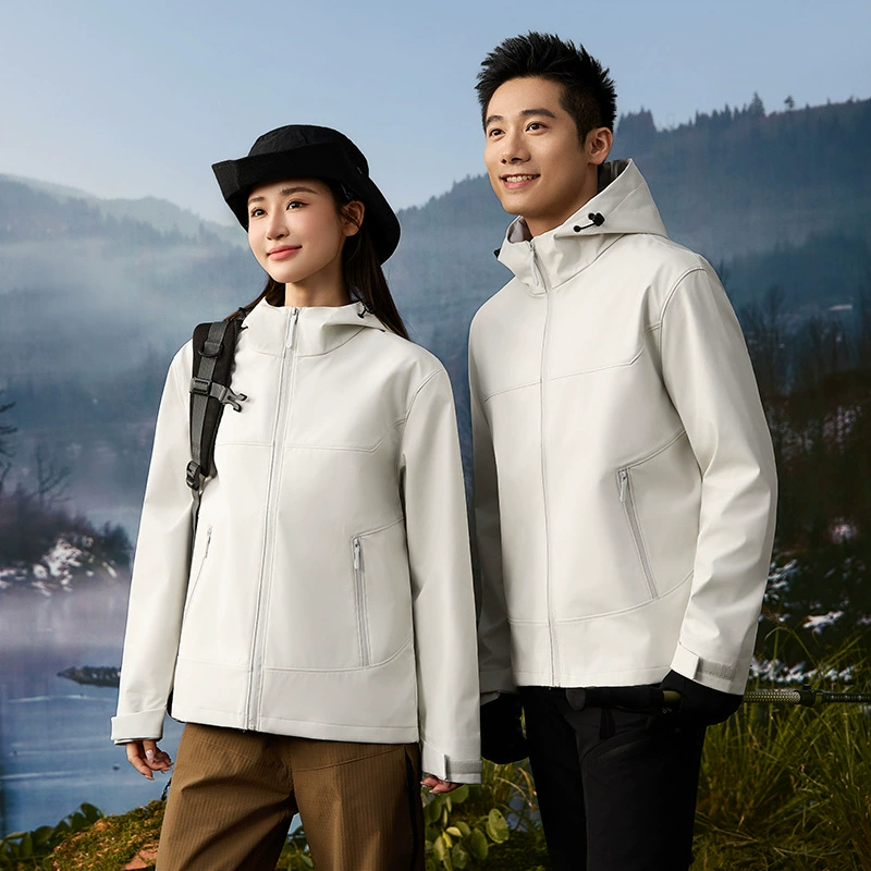Softshell Hooded Jacket for Outdoor Work Fishing Cycling Unisex - Model: 988629002631 - 图片 2