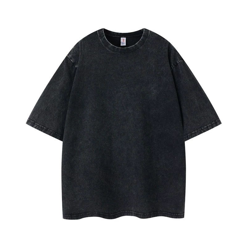 Oversize Vintage Washed T-Shirt for Streetwear Casual Wear - Model: 886156578967 - 图片 9