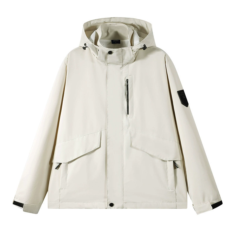 Men's Hooded Windbreaker for Autumn Daily Workwear Outerwear - Model: 967437896705 - 图片 8
