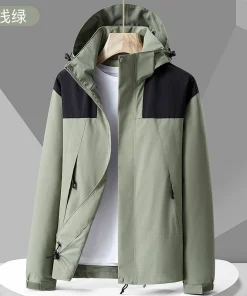 Alternative view of Waterproof Windproof Jacket for Mountaineering and Spring Autumn Sports - Model: 745367182165