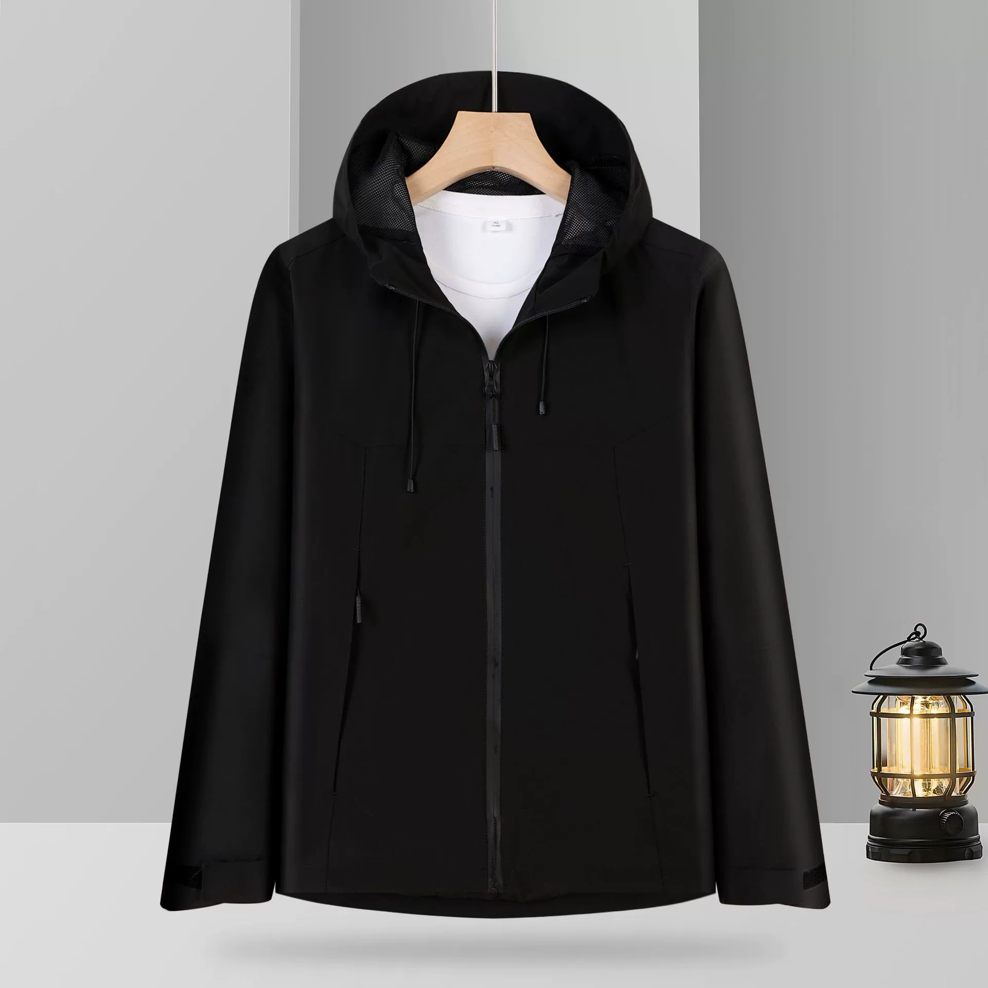 Unisex Thin Windproof Jacket for Hiking Mountaineering Camping - Model: 865149135204 - 图片 7