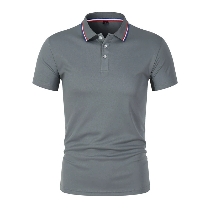Men's Lapel Polo Shirt for Work Uniform & Daily Summer Wear - Model: 1037141738502 - 图片 9