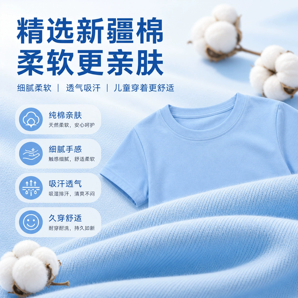 Breathable Cotton T-Shirt for Kindergarten Uniforms 3-8Y - Model: 861181966909 - 图片 2