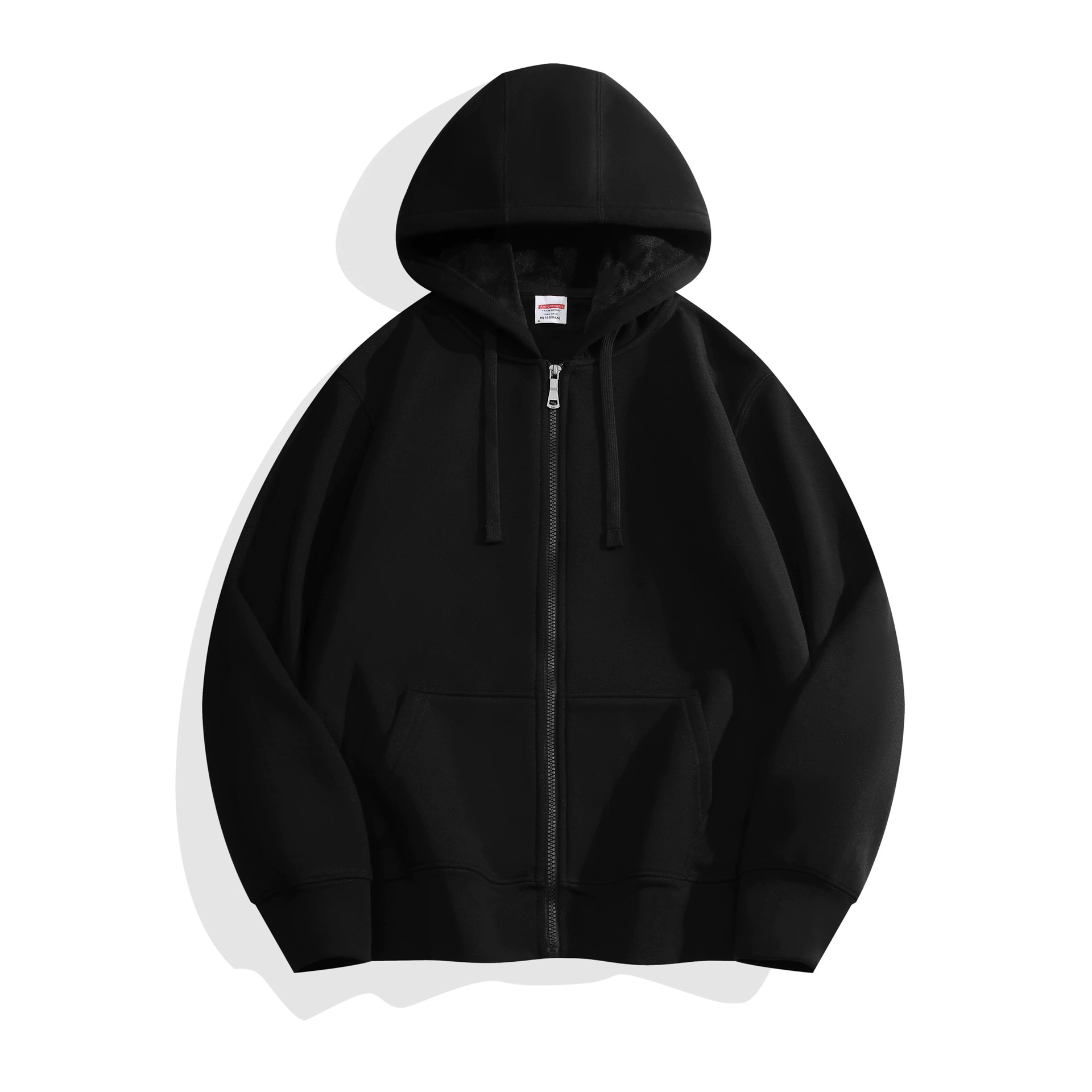 Heavyweight Fleece Hooded Cardigan for Autumn Winter Streetwear - Model: 853811602645 - 图片 9