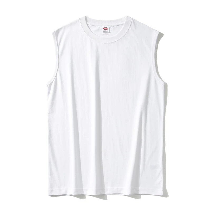 Pure Cotton Running Vest for Men Summer Casual Workout - Model: 784603298727 - 图片 7
