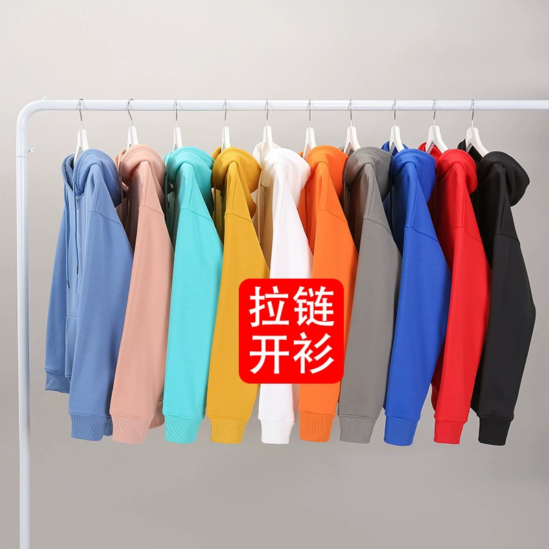 Fleece-lined Hoodie for Custom Logo Workwear Annual Meeting - Model: 577725107622 - 图片 4
