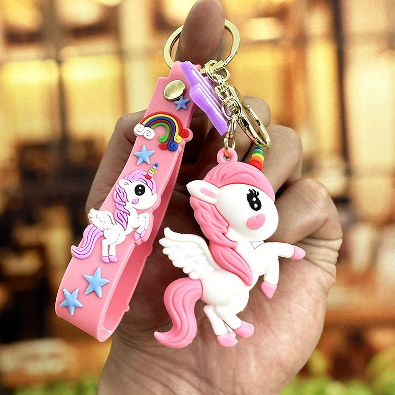 Unicorn Keychain Pendant for Bag Car Couple Gift Decor - Model: 650426152198 - 图片 9