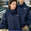 Winter Work Jacket for Outdoor Jobs, Windproof Waterproof with Detachable Fleece - Model: 993299552128