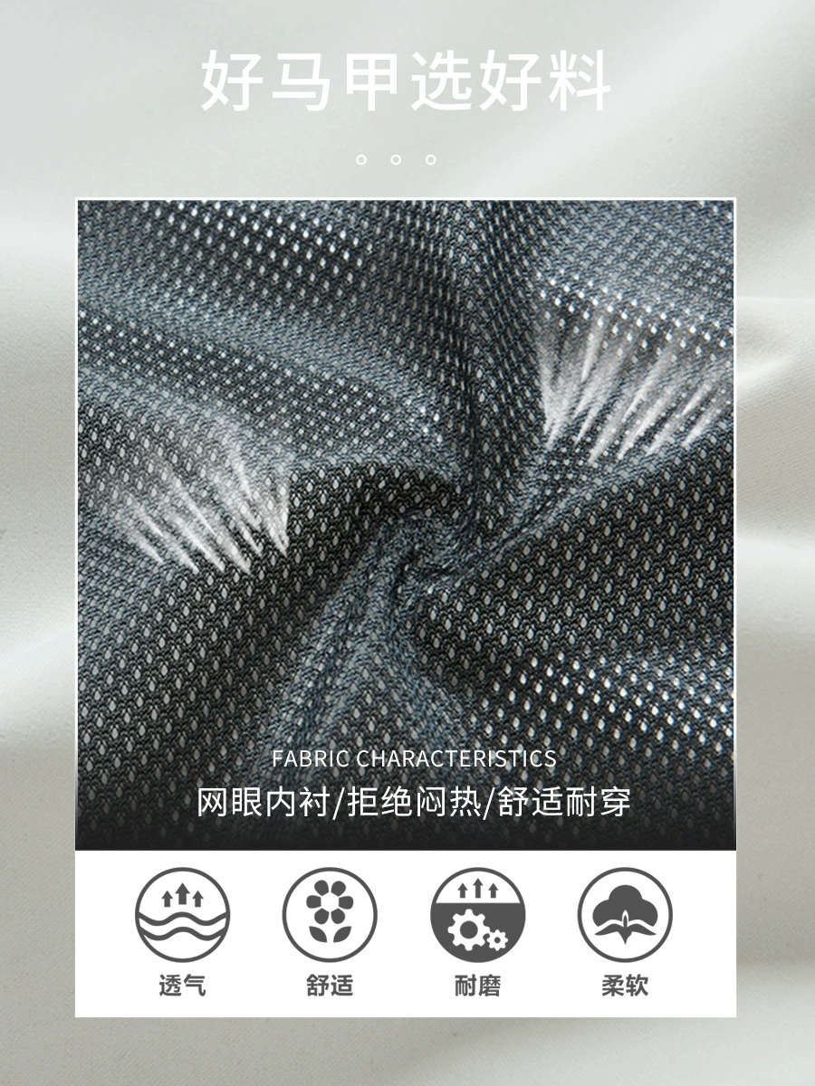 Catering Work Vest with 3D Pockets for Food Stall & Restaurant Staff - Model: 1019816045344 - 图片 4
