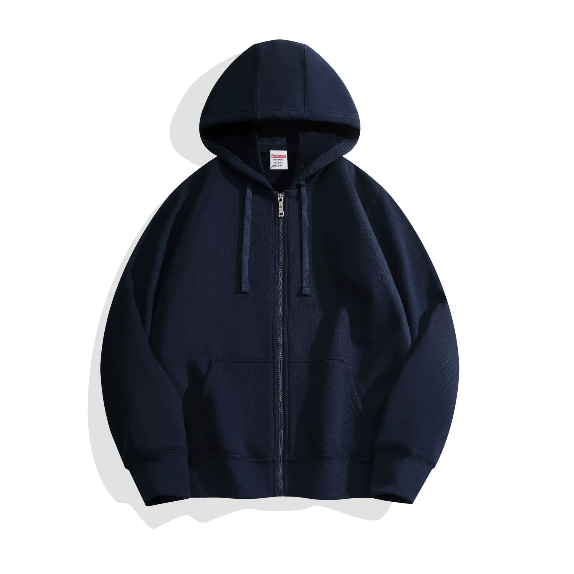 Heavyweight Fleece Hooded Cardigan for Autumn Winter Streetwear - Model: 853811602645 - 图片 10