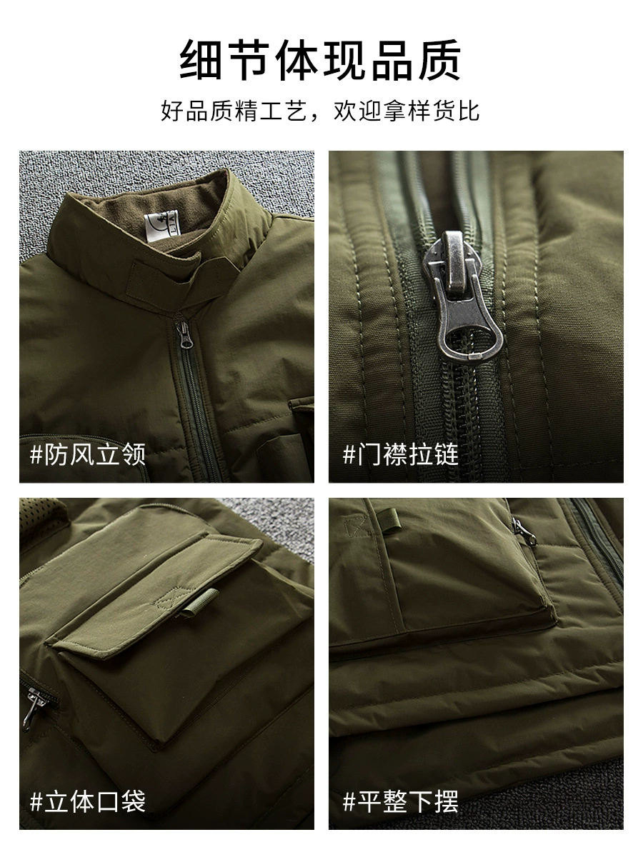 Winter Workwear Vest for Team Uniforms with Custom Logo - Model: 1021254260237 - 图片 5