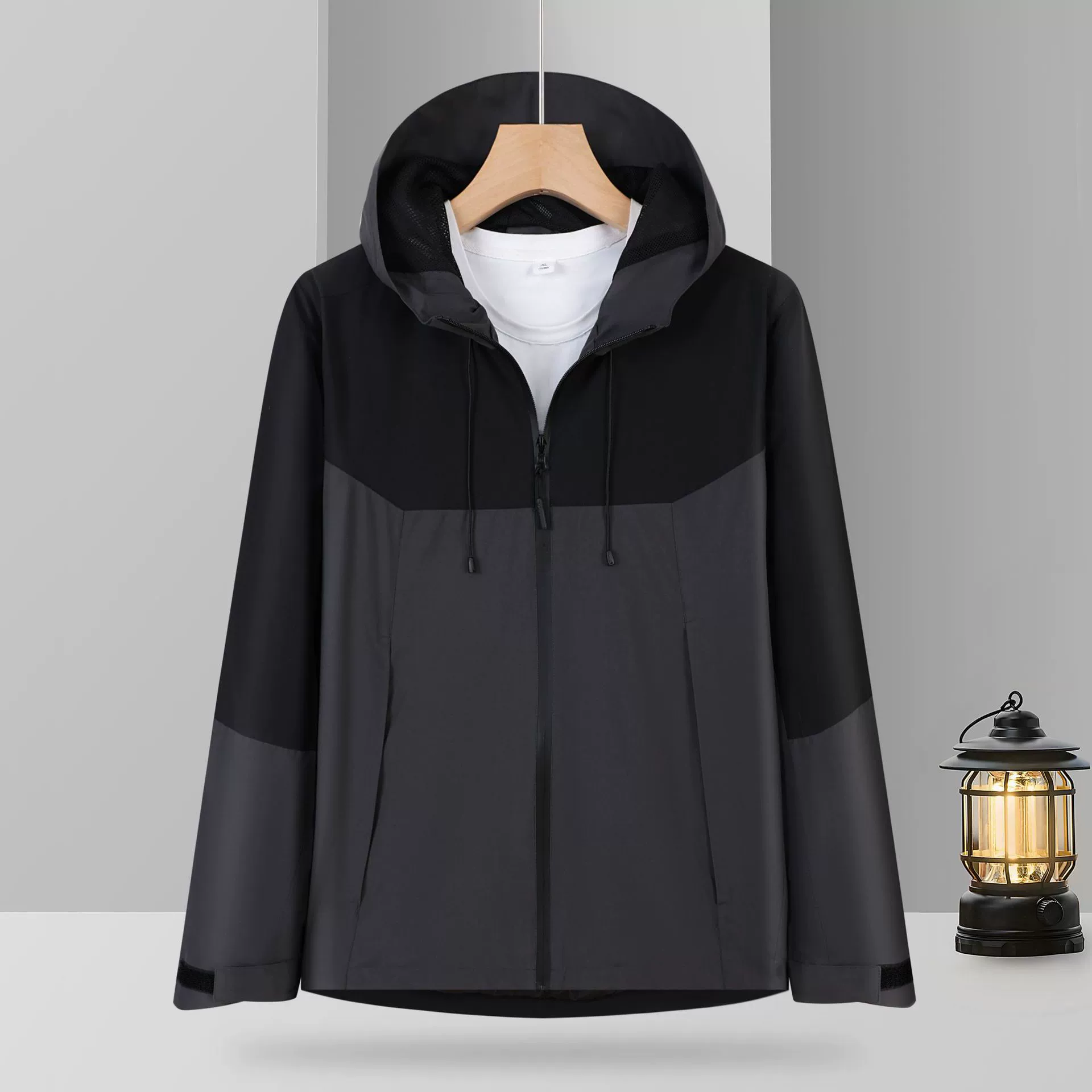 Unisex Thin Windproof Jacket for Hiking Mountaineering Camping - Model: 865149135204 - 图片 9