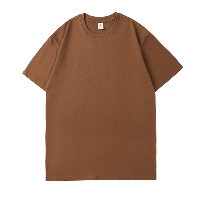 220g Cotton Drop Shoulder Tee for Summer Casual Base Layer - Model: 876294810118 - 图片 6