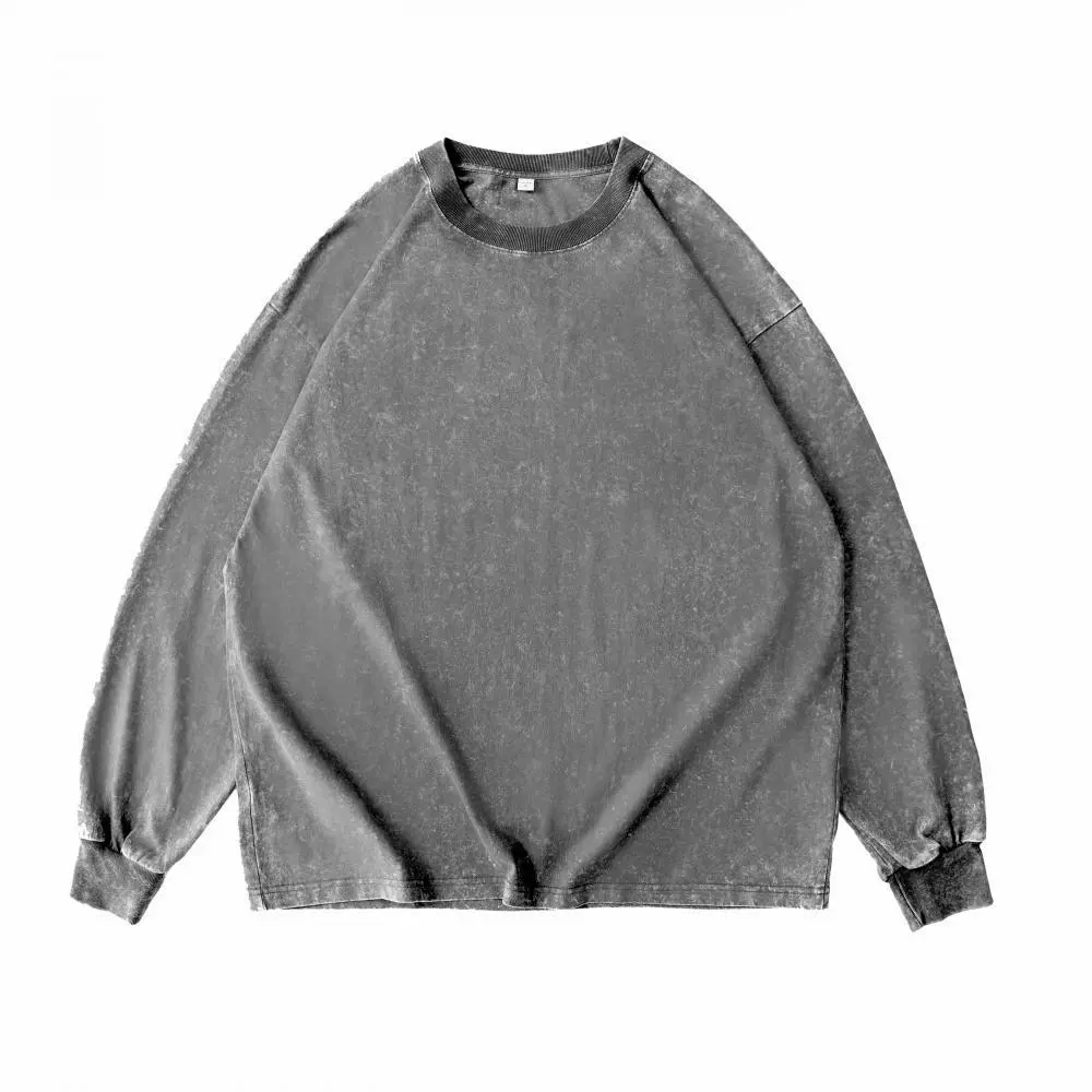 230g Cotton Long Sleeve T-Shirt for Autumn Winter Casual Layering - Model: 848716382270 - 图片 6