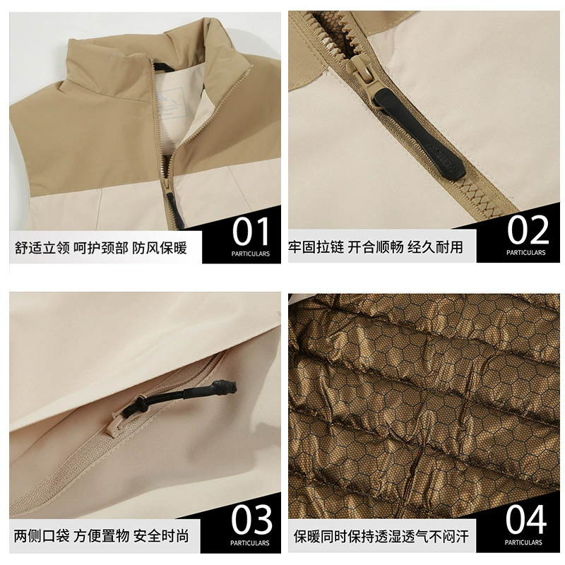 Winter Workwear Down Vest for Driving and Delivery - Model: 742558000056 - 图片 4