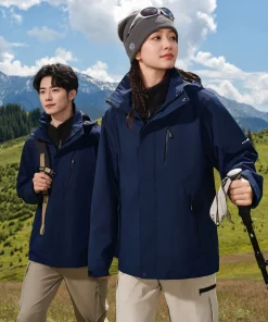 Alternative view of Waterproof 3-in-1 Jacket with Fleece Liner for Winter Workwear - Model: 1080685577734