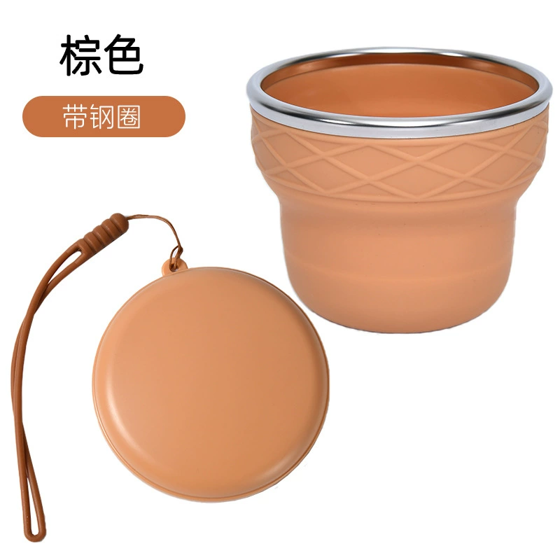 Portable Silicone Folding Cup for Travel Camping Outdoor - Model: 1033679808707 - 图片 5