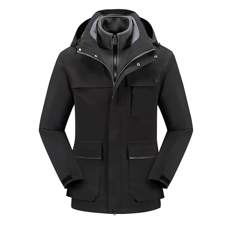 Unisex Windproof Fleece Jacket for Hiking Camping Winter - Model: 1067521453774 - 图片 8