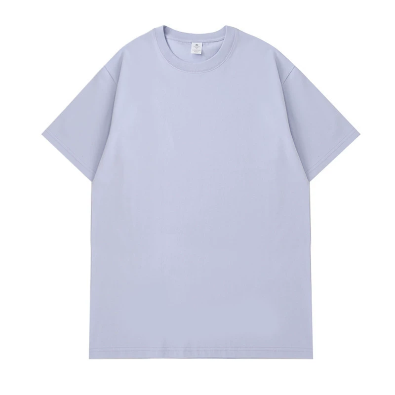 220g Cotton Drop Shoulder Tee for Summer Casual Base Layer - Model: 876294810118 - 图片 9