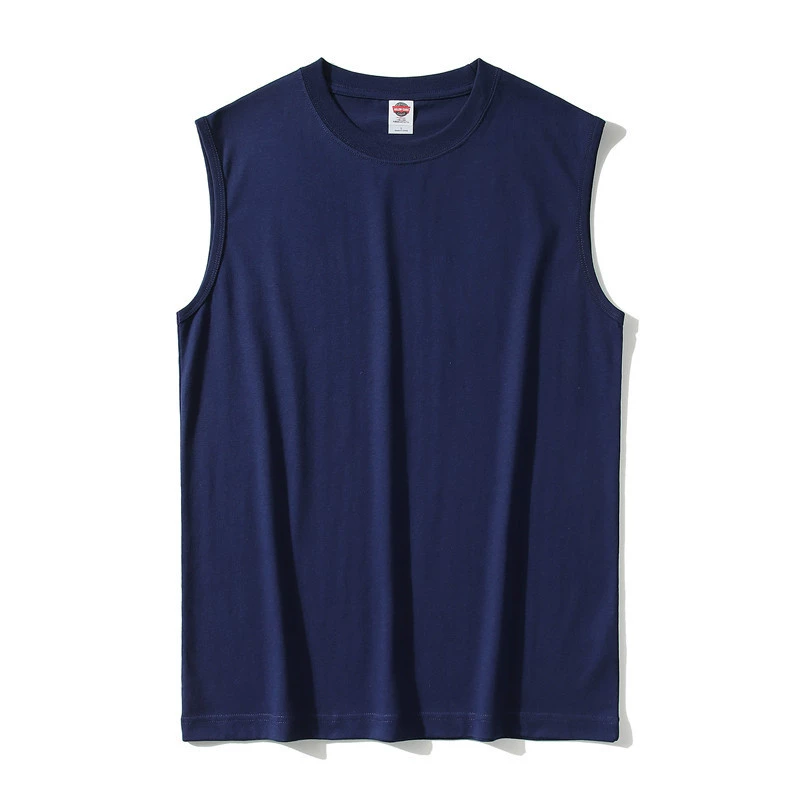 Pure Cotton Running Vest for Men Summer Casual Workout - Model: 784603298727 - 图片 5