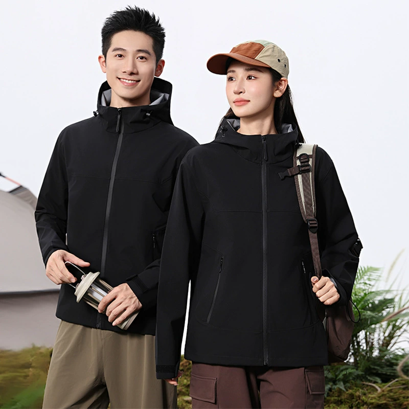 Softshell Hooded Jacket for Outdoor Work Fishing Cycling Unisex - Model: 988629002631 - 图片 3