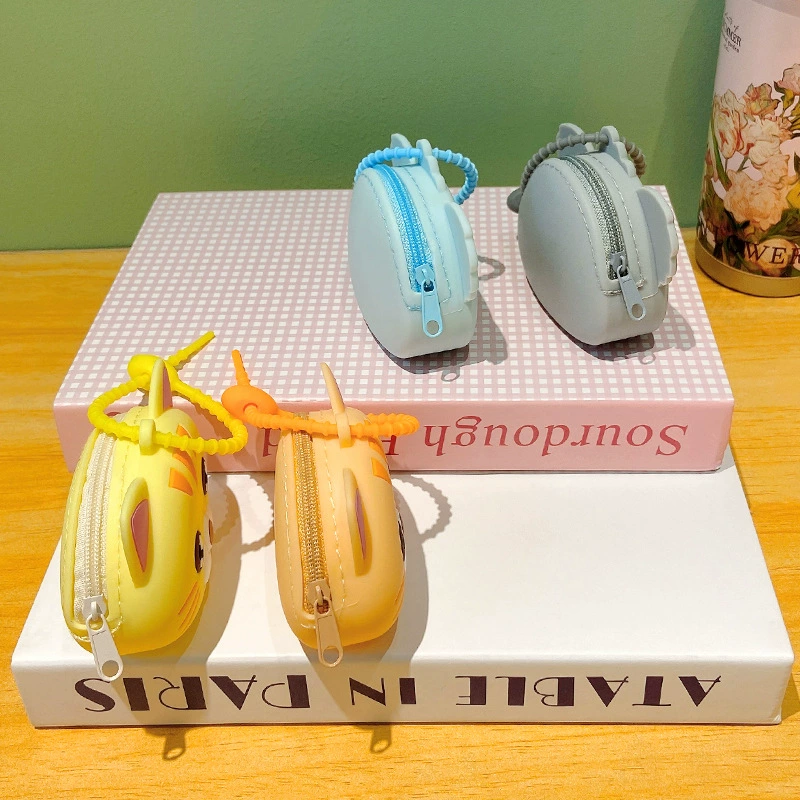 Cute Silicone Bag Charm for Women's Earphone Storage Daily Use - Model: 931192899259 - 图片 4
