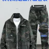 Pure Cotton Workwear Set for Welder Construction Auto Repair with Reinforced Crotch - Model: 985999656773