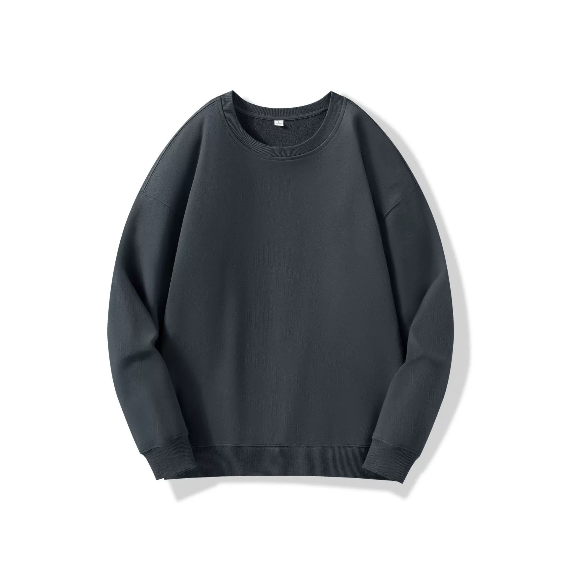 330g Cotton Terry Crewneck Workwear Uniform Sweatshirt with Custom Logo - Model: 1067314531016 - 图片 6